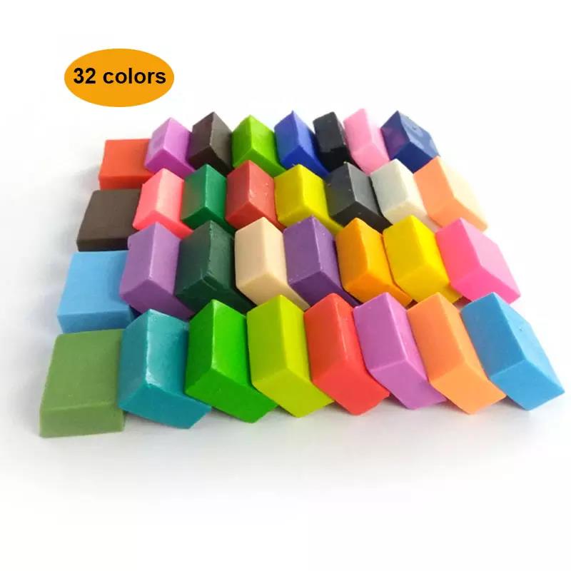 China Wholesale Polymer Clay Slice 32 Colors 20g Oven Bake Polymer Clay Set