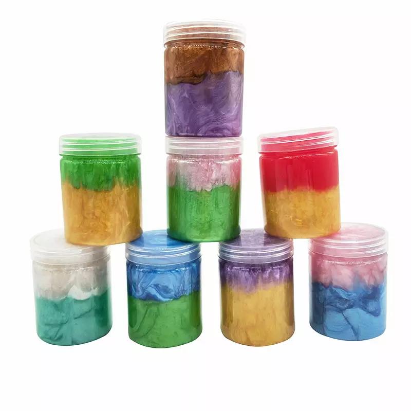 Customize Eco-friendly Colorful Slime Clay Toys Colour Jelly Soft Mud Crystal Slime Making Kit For Kids