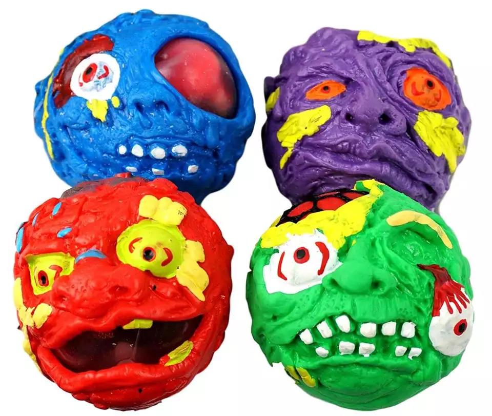 Dead Head Squishy Ball with Disgusting Things Inside Novelty Toys for Kids Children Party Favors Adults Autism ADHD