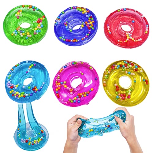 Super Cool Doughnuts Stress Relief Custom Diy Magic Crystal Slime Putty Toy For Kids